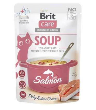BRIT Care Soup Salmon - soup for cat - 75g