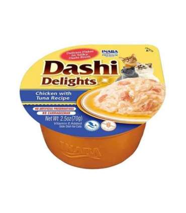 INABA Dashi Delights chicken tuna bouillon - cat treat - 70g