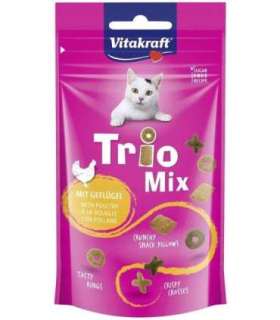VITAKRAFT Trio Mix Poultry - cat treats - 60g