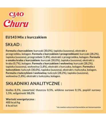 INABA Churu Variety box Chicken - cat treats - 40 x 14g