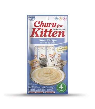 INABA Churu Kitten Tuna - cat treat - 4x14 g