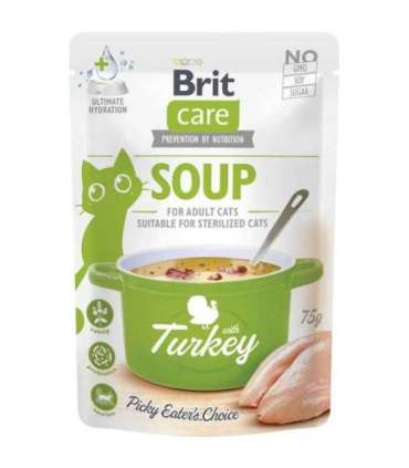 BRIT Care Soup Turkey - soup for cat - 75g