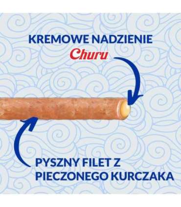 INABA Churu Rolls Chicken recipe wraps Tuna with scallop recipe - cat treats - 4x10 g