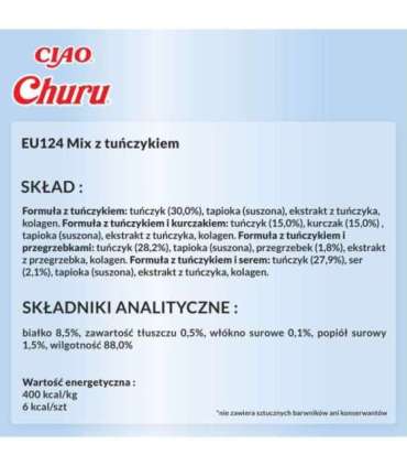 INABA Churu Variety box Tuna - cat treats - 20 x 14g