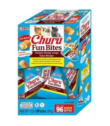 INABA Churu Fun Bites Chicken and tuna - cat treats - 8x12g