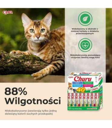 INABA Churu Variety box Tuna - cat treats - 40 x 14g