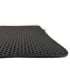 DIAMENTIQ Black rectangle box mat - cat litter tray mat - 45 x 60 cm