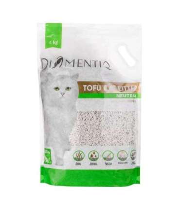 DIAMENTIQ Tofu Neutral Ultra clumping - plant-based litter - 4kg