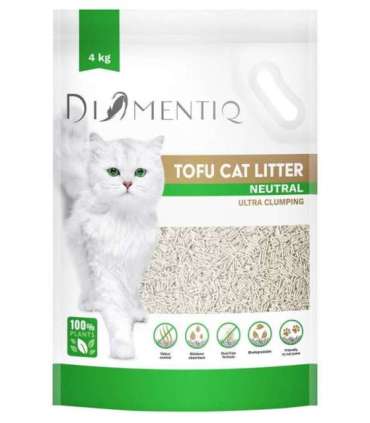 DIAMENTIQ Tofu Neutral Ultra clumping - plant-based litter - 4kg