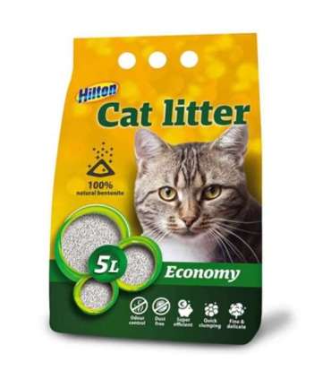 HILTON bentonite economy clumping cat litter - 5 l
