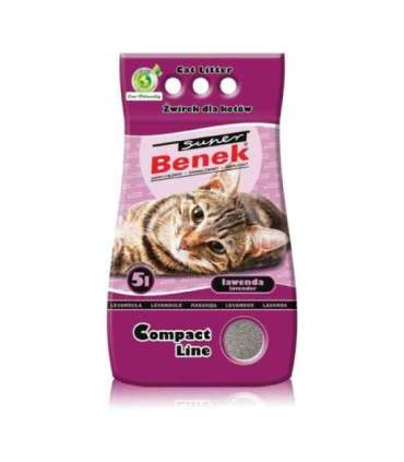 Certech Super Benek Compact Lavender - Cat Litter Clumping 5 l