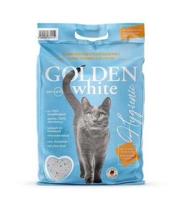 GOLDEN White Hygienic - bentonite litter - 14kg
