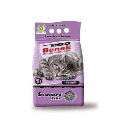 Certech Super Benek Standard Lavender - Cat Litter Clumping 5 l