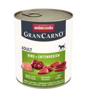ANIMONDA GranCarno Adult Beef and duck hearts - wet dog food - 800g