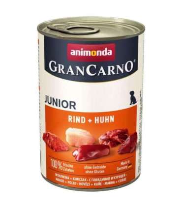 ANIMONDA GranCarno Junior Beef and chicken - wet dog food - 400g