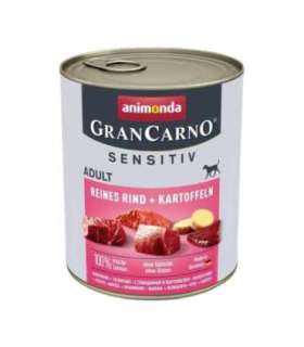 ANIMONDA GranCarno Adult Sensitiv Beef with potatoes - wet dog food - 800g