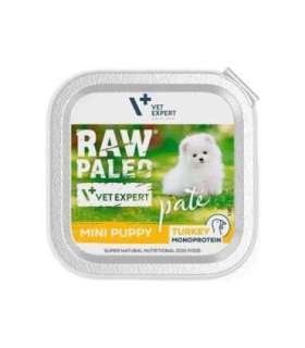 RAW PALEO Pate Mini Puppy Turkey - wet food for puppies - 150 g