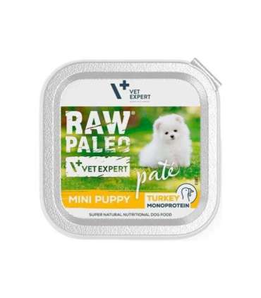 RAW PALEO Pate Mini Puppy Turkey - wet food for puppies - 150 g