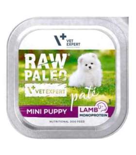 RAW PALEO Pâte Mini Puppy Lamb - wet dog food - 150g