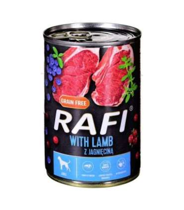Dolina Noteci Rafi with lamb, cranberry and blueberry - wet dog food - 400g