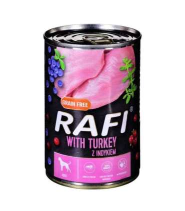 Dolina Noteci Rafi with turkey, cranberry and blueberry - wet dog food - 400g