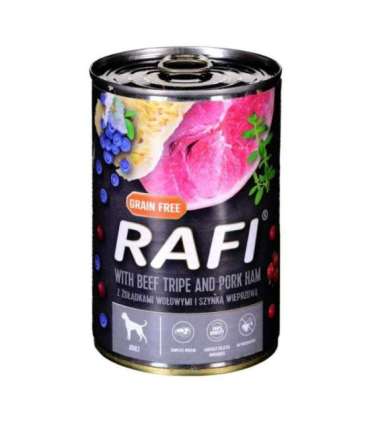 Dolina Noteci Rafi beef stomachs with ham - wet dog food - 400g