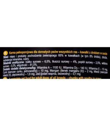 DOLINA NOTECI Rafi Classic with poultry - wet dog food - 1240g