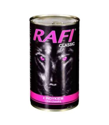 Dolina Noteci Rafi Classic with turkey and carrots - wet dog food - 1240g