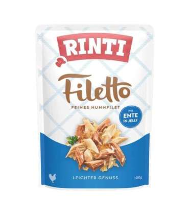 RINTI Filetto Chicken fillet with duck - wet dog food - 100g