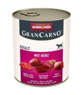 ANIMONDA GranCarno Adult with hearts - wet dog food - 800g