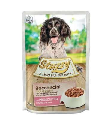 STUZZY Chunks with ham - wet dog food - 100 g