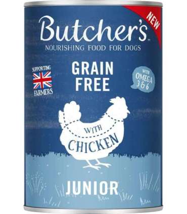 BUTCHER'S Original Junior Mega pack mix - wet dog food - 6 x 400g