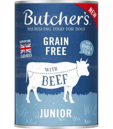 BUTCHER'S Original Junior Mega pack mix - wet dog food - 6 x 400g