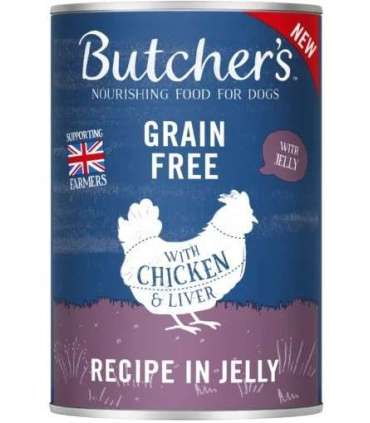 BUTCHER'S Original Mega pack mix pieces in jelly - wet dog food - 6 x 400g
