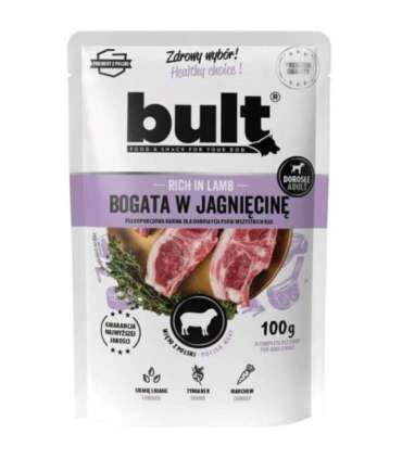 BULT Rich in lamb - wet dog food - 100g