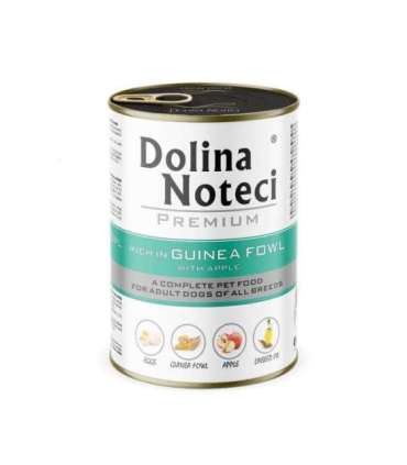 DOLINA NOTECI Premium Rich in guinea fowl with apple - wet dog food - 400g