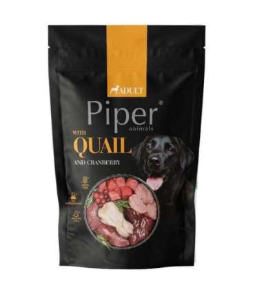 PIPER ANIMALS with quail and cranberries - wet dog food - 500g
