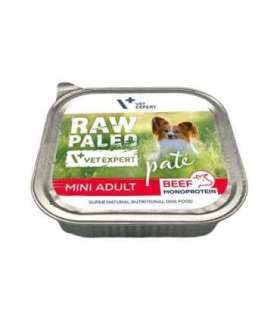 RAW PALEO Pate Mini Adult Beef - wet dog food - 150 g