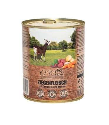 O'CANIS canned dog food- wet food-goat with potatoes - 800 g