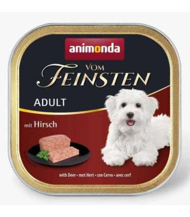ANIMONDA Vom Feinsten Adult Deer - wet dog food - 150g