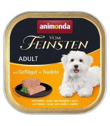 ANIMONDA Vom Feinsten Adult Poultry and pasta - wet dog food - 150g
