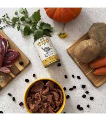 OLLO Pure Turkey - wet dog food - 850g