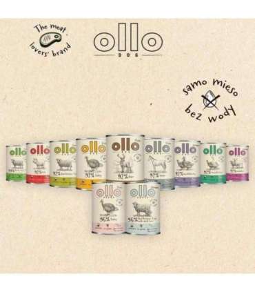 OLLO Pure Turkey - wet dog food - 850g