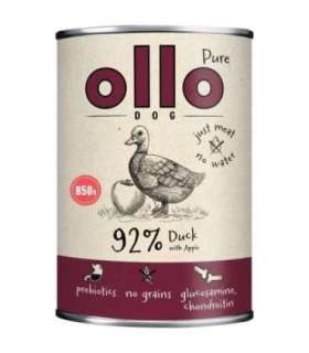OLLO Pure Duck with apple - wet dog food - 850g