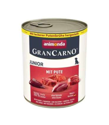 ANIMONDA GranCarno Junior Turkey - wet dog food - 800g