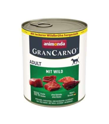 ANIMONDA GranCarno Adult Game  - wet dog food - 800g