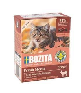 BOZITA Fresh Menu Sterilised Venison - wet cat food - 370g