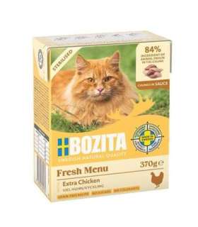 BOZITA Fresh Menu Sterilised Extra Chicken - wet cat food - 370g