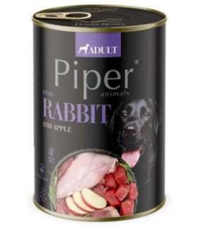 DOLINA NOTECI Piper Animals Rabbit and apple - wet dog food - 800g