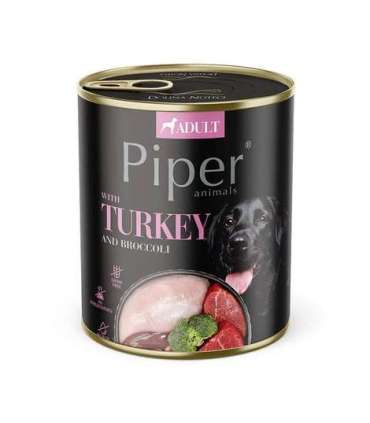 DOLINA NOTECI Piper with turkey and broccoli  - wet dog food - 800g